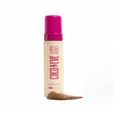 Coco & Eve front packaging showing medium Sunny Honey bottle and benefit