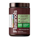 CocoaVia powder front view showing label and benefits