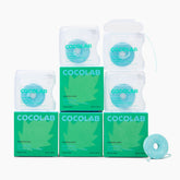 Cocolab front packaging showing mint 4-pack and sustainable value