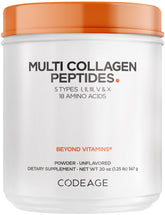 Codeage front packaging showing product name and 63 servings benefit