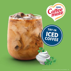 Coffee mate stacked box of 180 tubs illustrating bulk supply benefit