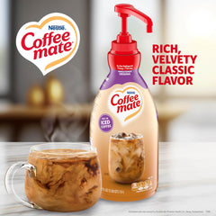 Coffee mate pump mechanism close-up highlighting tamper-proof safety