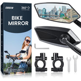 COICER front view mounted on handlebar showing improved rear awareness