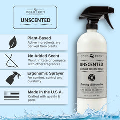 Cold Iron label close-up highlighting ingredient transparency and safety