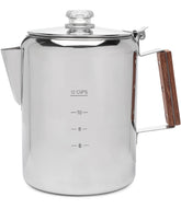 COLETTI Bozeman front view showing full pot and sturdy spout for reliable pouring