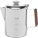 COLETTI Bozeman front view showing stainless-steel body and handle, durable brewing