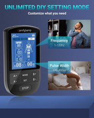 Comfytemp clipped to belt demonstrating portability and hands-free convenience