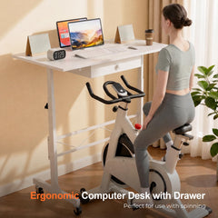 COMHOMA adjustable height mechanism closeup enabling ergonomic sit‑stand use