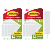Command front packaging showing 28 pairs and clear benefit of damage-free hanging
