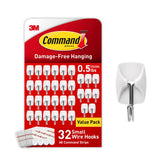 Command front packaging showing 32 hooks and 48 strips for easy organization