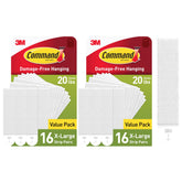 Command XL front packaging showing contents and 20 lb capacity benefit