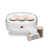 Conair front view of heating unit with rollers showing quick heat benefit