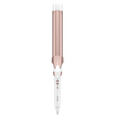Conair long barrel curling iron front view showing ergonomic grip and barrel benefit of easy styling