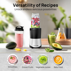 Consciot cup set showing 700ml, 500ml, 300ml cups for personal and countertop use