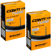 Continental Race front retail box showing tube size and branding for easy identification and storage