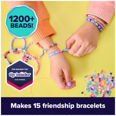 Cool Maker studio with beads stacked inside showing quick bracelet building