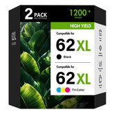 Cool Toner front packaging of 62XL combo shows value and compatibility