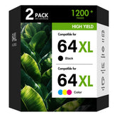 Cool Toner front packaging showing 64XL combo pack and clear product labeling benefit