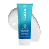 COOLA front packaging showing SPF 50 and unscented benefit