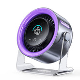 Coolhill front view of desk fan showing compact design and easy placement benefit