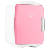 Cooluli front view showing pink exterior and compact design for bedside convenience