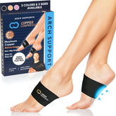 Copper Compression packaging front view showing product and benefit of clear sizing