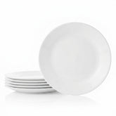 Corelle winter frost front packaging showing clean white plates and set benefit