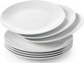 Corelle Winter Frost front view showing clean white plate, durable everyday use