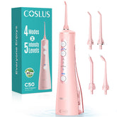 COSLUS C50 front view showing sleek cordless body and reservoir, promoting portable convenience