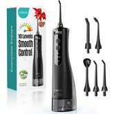 COSLUS E40 front view showing compact cordless design and controls for convenient use