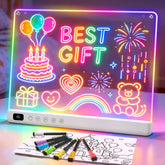 Cosmody front-facing panel glowing to showcase bright neon effects and easy drawing