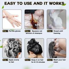 cosmpro in-use application in shower showing quick gray coverage benefit