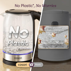 Cosori precision spout close-up for accurate pouring and fewer spills