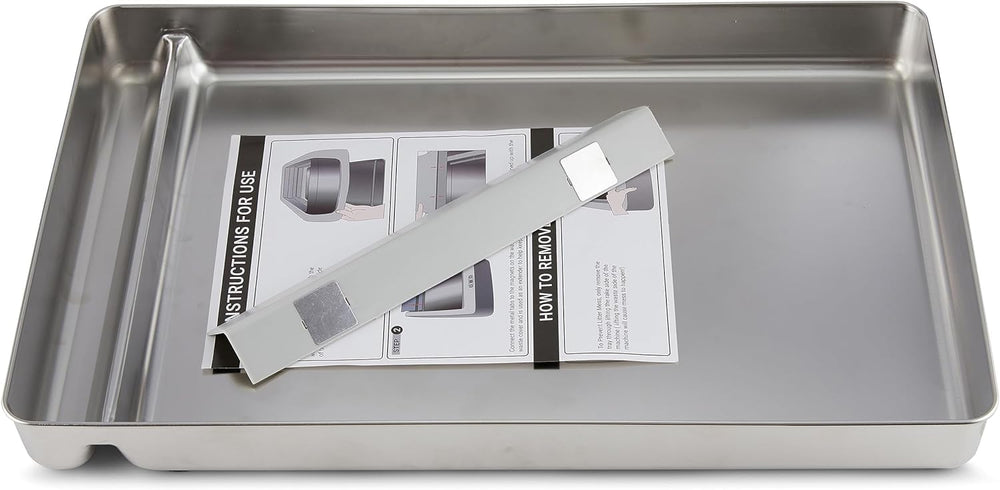 COSPARX front view of stainless steel tray showing durable build and fit