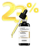 COSRX front bottle view showing clean vitamin C serum packaging and easy use