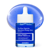 COSRX bottle front view showing sleek packaging and quick product benefit