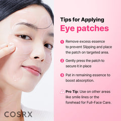 COSRX label with ingredients list highlighting peptides and collagen benefits