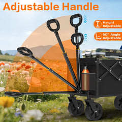 COZEER ergonomic handle angle reducing back strain during pulls
