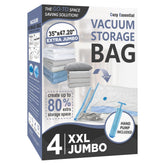Cozy Essential front packaging showing 4 XXL bags and hand pump, saves space