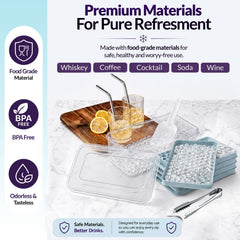 Cozy Kitchen Essentials pebble ice closeup showing soft chewable texture benefit