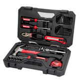 CRAFTSMAN blow-mold case front view showing organized toolkit and portability benefit