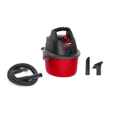 CRAFTSMAN front view showing compact shop vac for easy storage