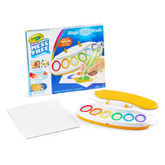 Crayola stacked Color Wonder paper sheets ready for painting without stains