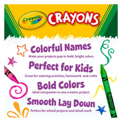 Crayola crayon tip close-up highlighting double-wrap durability benefit