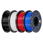 Creality PETG spool set front view showing four color benefits
