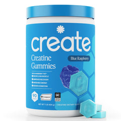 Create gummy bottle front view showing label and servings for easy identification and trust