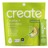 Create front packaging showing lemon lime sticks and branding for quick identification