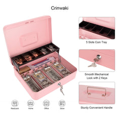 Crinwaki side view with stainless handle for easy carrying