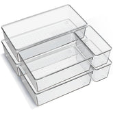Criusia clear trays front packaging showing full 6-pack and sizes for easy selection