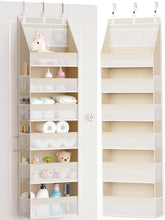 Criusia front view showing six shelves and thirteen pockets for space saving